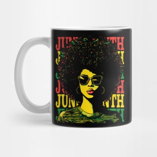 Black History Juneteenth Art for Men, Women, Girls Mug